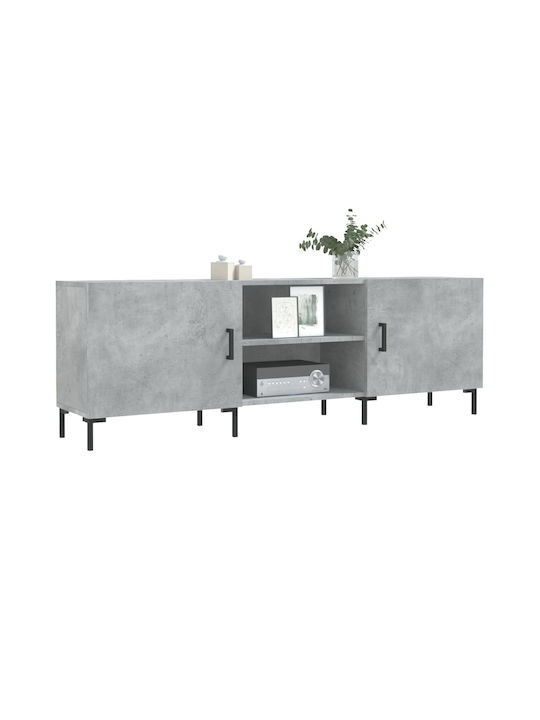 vidaXL TV-Ständer Grau M150xP30xH50cm