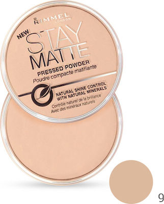 Rimmel Stay Matte Pressed Powder 009 Amber 14gr