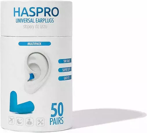 Haspro Multipack Universal Ωτοασπίδες σε Μπλε Χρώμα EPUF5053 50τμχ
