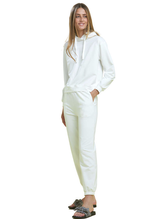 Noidinotte Winter Women's Pyjama Set White