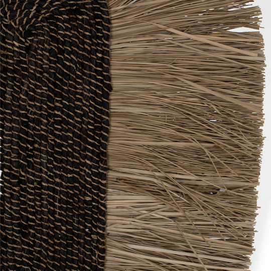 HomeMarkt Wanddekoration Braun aus Korbweide Material 60x5x90cm