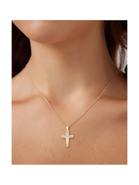 Savvidis Gold Cross 14K with Chain