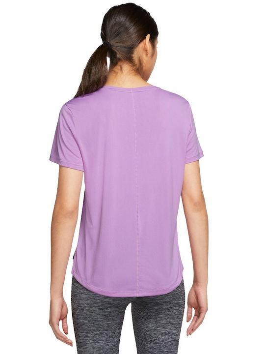 Nike Women's Athletic T-shirt Dri-Fit Purple