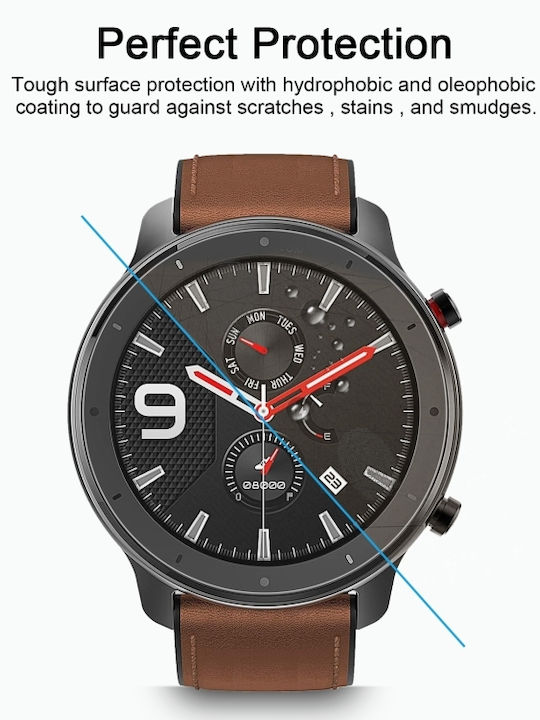 2,5D 9H Tempered Glass for the Amazfit GTR 47mm 1pcs CA4101