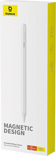 Baseus Smooth Writing 2 Stylus Lite Ψηφιακή με Palm Rejection για iPad σε Λευκό χρώμα P80015802213-02