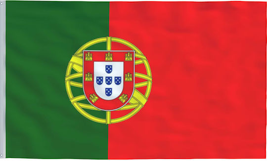 Flag of Portugal Polyester with a stake 6.23 m. from Aluminum