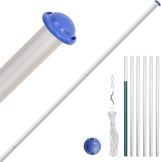 Flagge der Niederlande Polyester mit einem Einsatz 6,23 m. aus Aluminium
