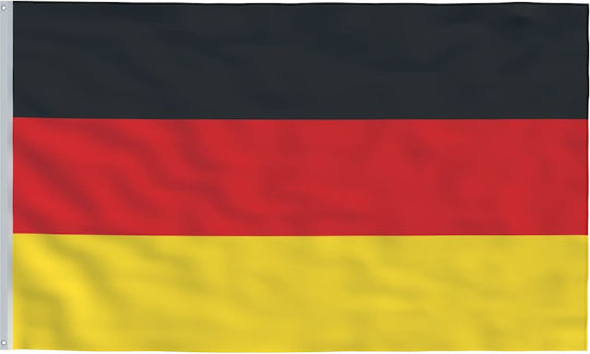 Flagge von Deutschland Polyester mit einem Einsatz 6,23 m. aus Aluminium
