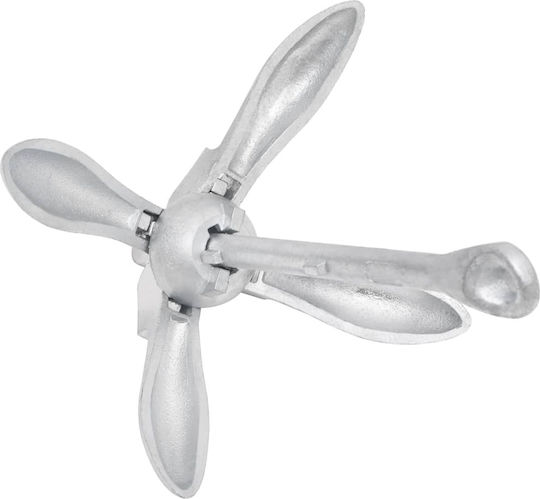 vidaXL Ancoră de Barcă Umbrelă Galvanizat 4kg