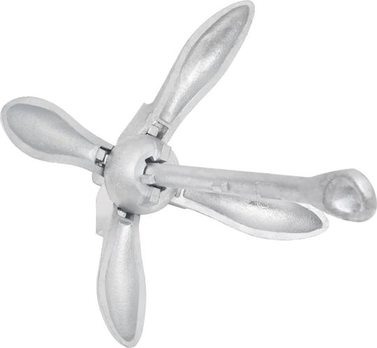 vidaXL Άγκυρα Σκάφους Grapnel-Anker Verzinkt 8kg