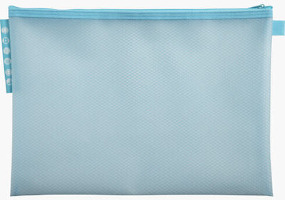 Exacompta Folder with Zipper for Paper A4 Light Blue