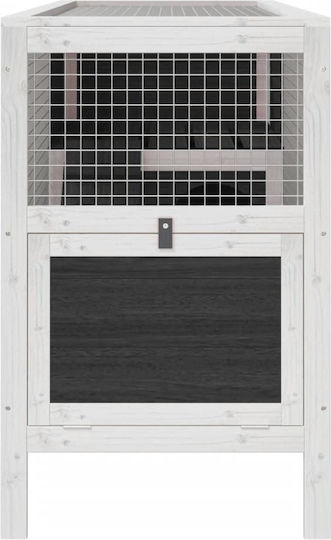 vidaXL 172297 Cușcă de Lemn pentru iepuri 103bucx44bucx69.5buccm.