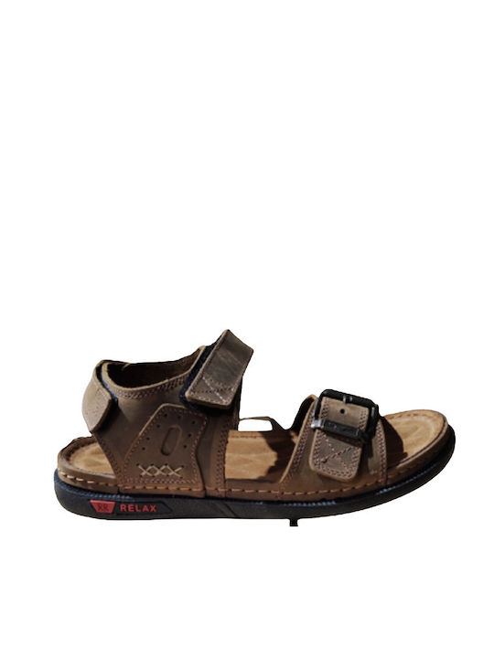 Relax Anatomic Herrensandalen in Braun Farbe