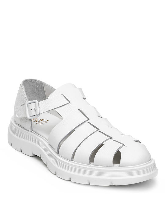 Perlamoda Men's Sandals White