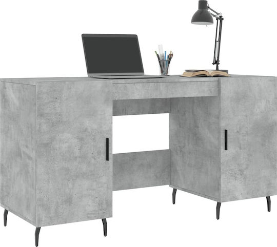 Birou Lemn Gri 140x50x75cm