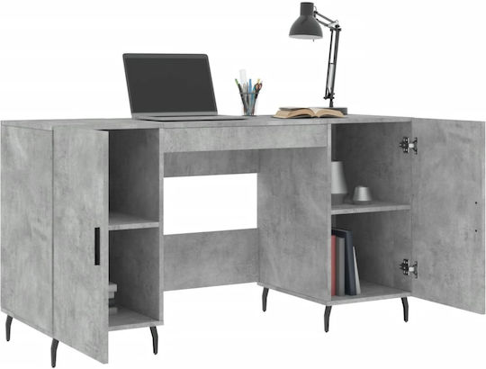 Birou Lemn Gri 140x50x75cm