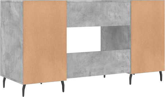 Birou Lemn Gri 140x50x75cm