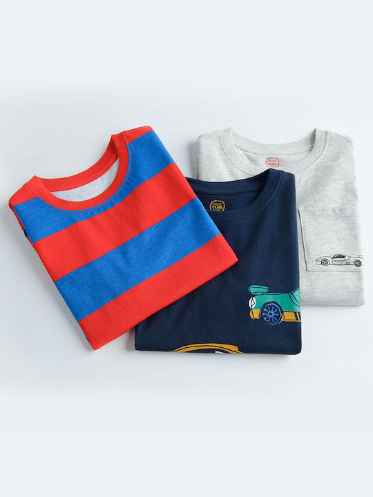Kids Long-sleeved Winter Top Set Multicolour
