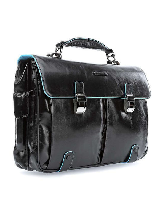 Leather Men's Briefcase Black