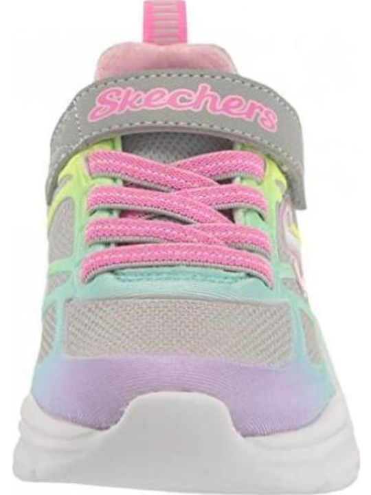 Power Jams Kids Sneakers with Scratch Silver