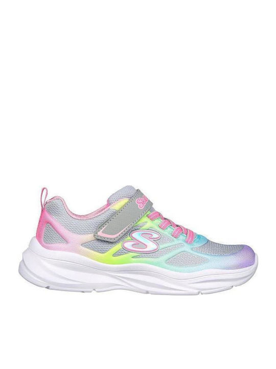 Power Jams Kids Sneakers with Scratch Silver