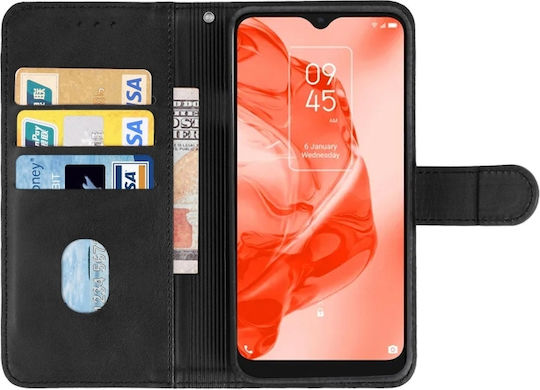Wallet Piele / Piele artificială / Silicon Negru (TCL 205)