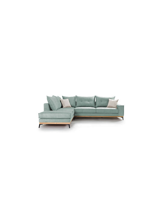 Luxury II Corner Couch with Right Corner Ciel - Cream 290x235cm