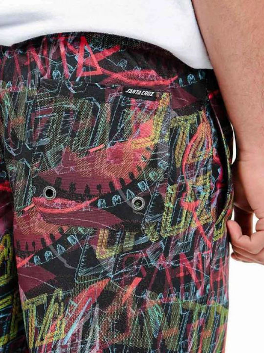 Men's Swimwear Bermuda Multicolour with Patterns