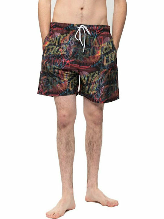 Men's Swimwear Bermuda Multicolour with Patterns