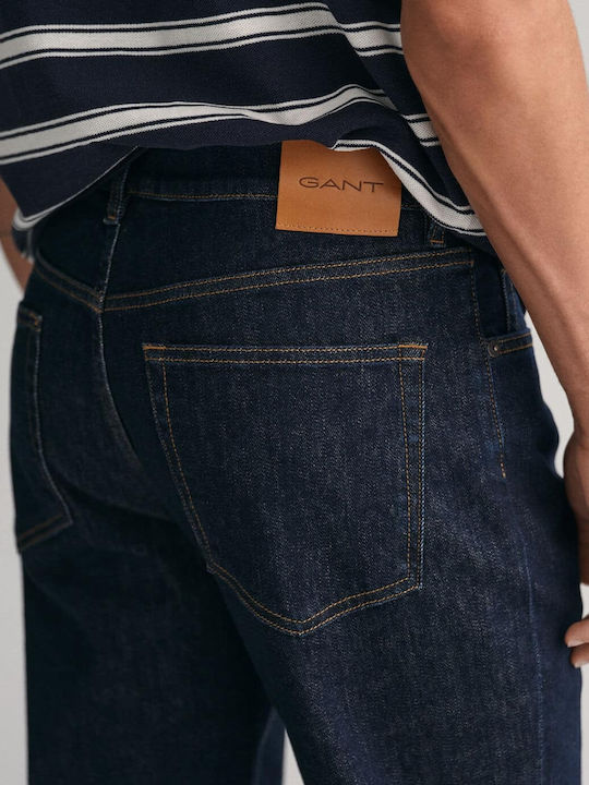 Men's Jeans Pants with Slim Fit Navy Blue