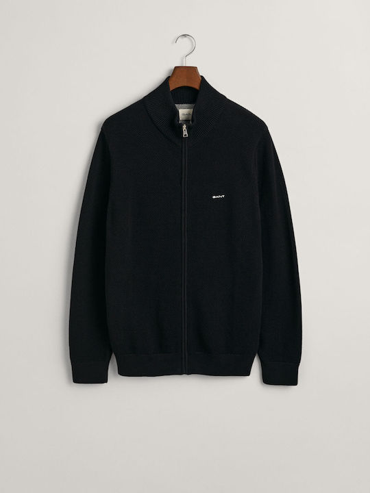 Men's Knitted Cardigan Black