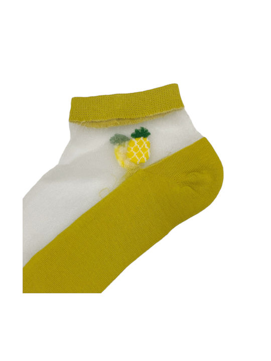 Intimonna Women's Socks Yellow