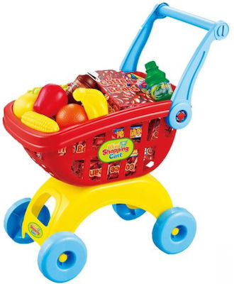 Luna Kids Shop Shopping Cart for 3+ Years Old 18pcs