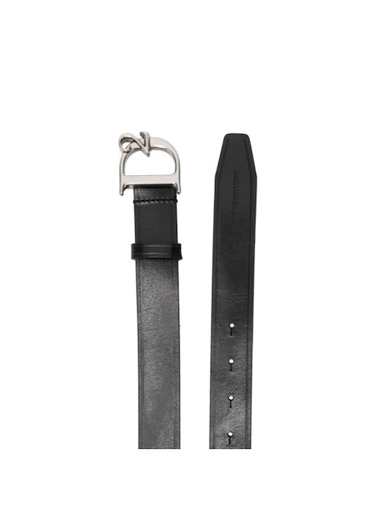 Dsquared2 Men's Leather Belt Black