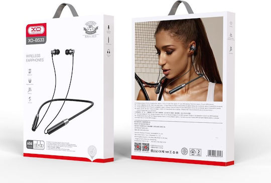 XO BS33 In-ear Bluetooth Handsfree Ακουστικά Μαύρα