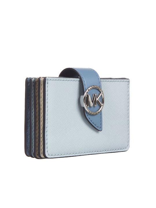 Michael Kors Δερμάτινο Γυναικείο Πορτοφόλι Γαλάζιο Michael Kors Δερμάτινο Γυναικείο Πορτοφόλι Γαλάζιο