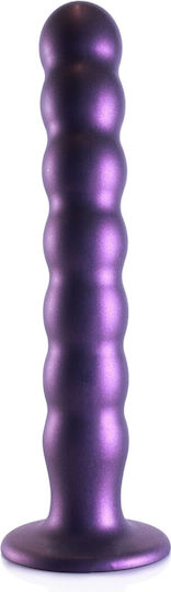 Shots Glass Dildo with Balls and Suction Cup Purple 20.5cm
