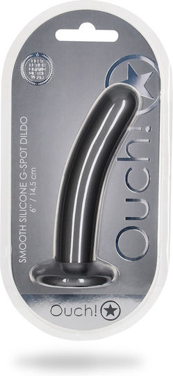 Shots Ρεαλιστικό Dildo με Όρχεις και Βεντούζα Γκρι 14.5cm