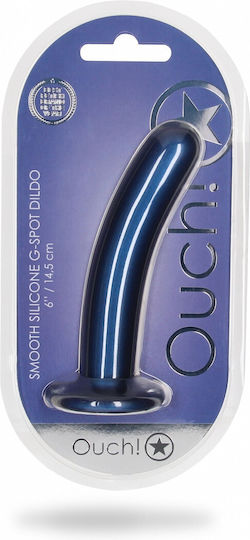 Shots Ρεαλιστικό Dildo με Όρχεις και Βεντούζα Μπλε 14.5cm