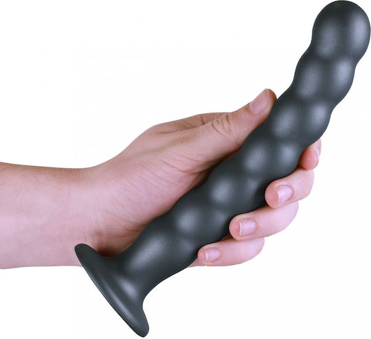 Shots Realistic Dildo with Scrotum and Suction Cup Grey 20.5cm