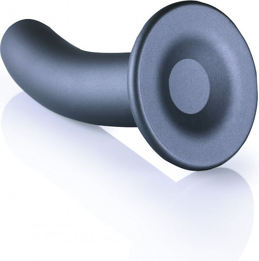 Shots Ρεαλιστικό Dildo με Όρχεις και Βεντούζα Γκρι 14.5cm