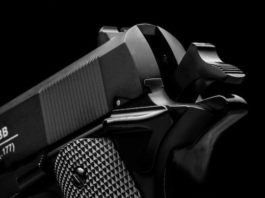 Asg Аеропистолет CO2 1911 US-C Black Откат 4.5мм