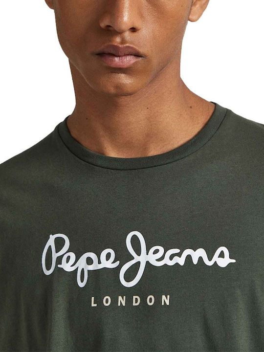 Long Sleeve Green Men's Blouse