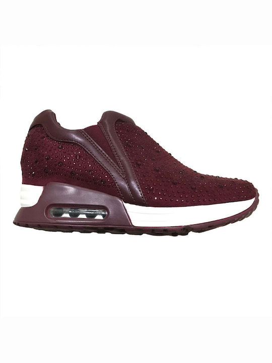 Ustyle Femei Sneakers Burgundy