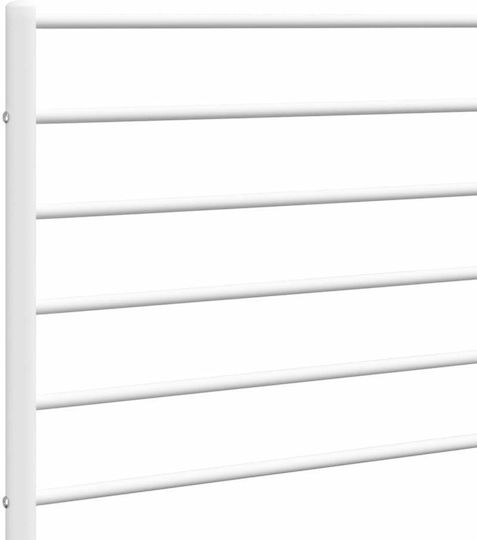 vidaXL Metallic White Bed Headboard 198x90cm