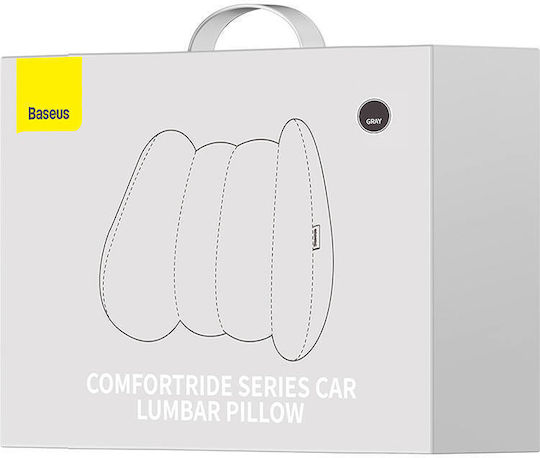 Baseus ComfortRide Lumbar Μαξιλάρι Αυτοκινήτου σε Γκρι Χρώμα