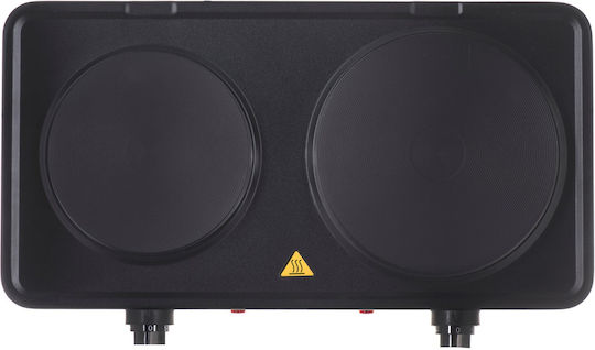 Maestro Countertop Burner Emaille Double Schwarz