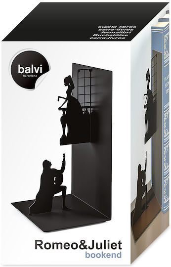 Metallic Bookend in Black Color 8.5x17x10cm