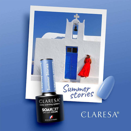 Claresa Soakoff UV LED Farb Gel Nagellack Summer Stories 1 5ml