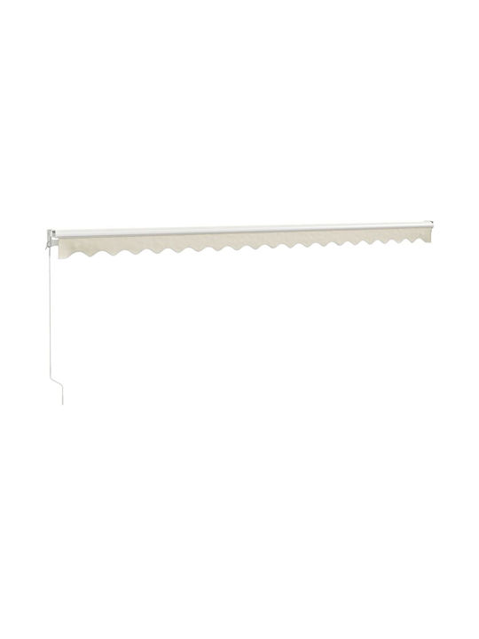 vidaXL Terrace Wall Tent Beige 5x3cm